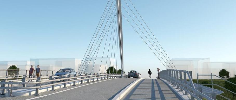 Ny bro mellem Nærheden og Hedehusene på vej